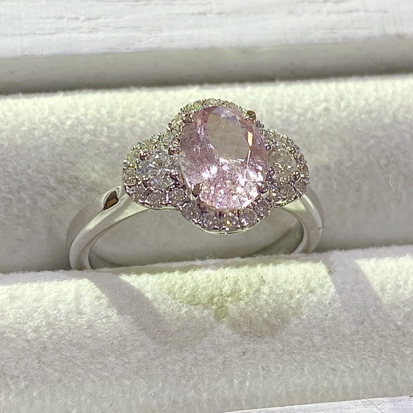 【K18WGリング】18金・ホワイトゴールド・貴金属・ダイヤモンド・アクセサリー・ジュエリー・指輪